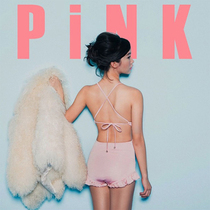 Big fishing swimsuit retro conservative ins Wind belly thin strap wooden ear side conjoined flat corner swimsuit women