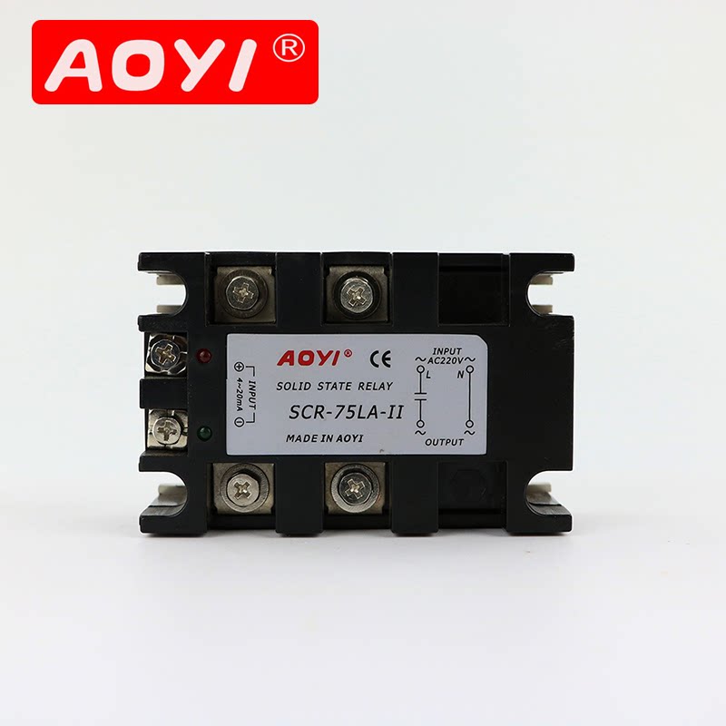 40A single phase AC voltage module enhanced 4-20ma voltage regulating solid state relay SCR-40LA-II