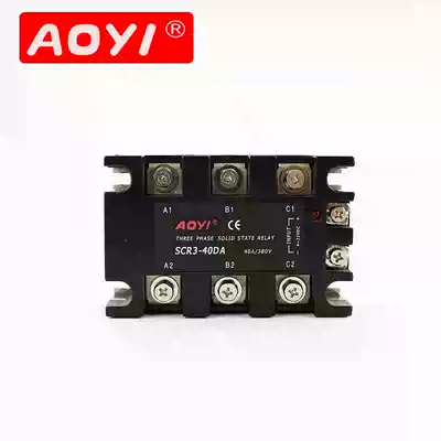 SCR3-60DA enhanced three-phase solid state relay 60A DC control AC AOYI AOYI Shanghai AOYI