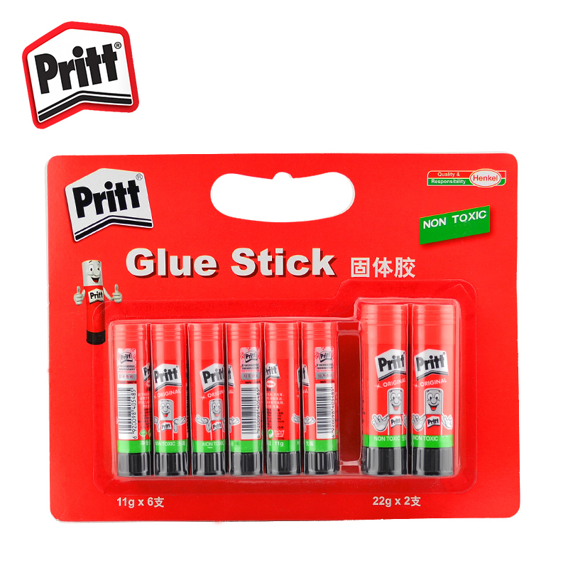 German Henkel Pritt Bite solid rubber stick suit Finance office powerful solid glue students with high viscosity pen shaped solid rubber stick children's kindergarten handbooks with rubber stick handbooks