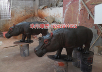 River Horse Sculpture Model GRP Simulation Animal Sculpture Model Park Courtyard Resin Animal Pendulum