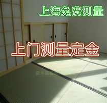  Tatami mat mattress and room collapse rice straw mat rattan mat floor sliding door cabinet full set of custom-made door-to-door measurement