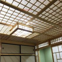  Promotional customization and room barrier paper lamp Solid wood lamp Tatami camphor pine simple Japanese ceiling lamp custom