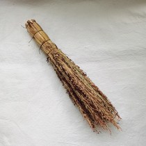 Red Sorghum Slim Pan Brush Kitchenette Home Handmade White Sorghum Ear Grass Cooking Broom Dishwashing Brush Pot cleaning brush not stained with oil