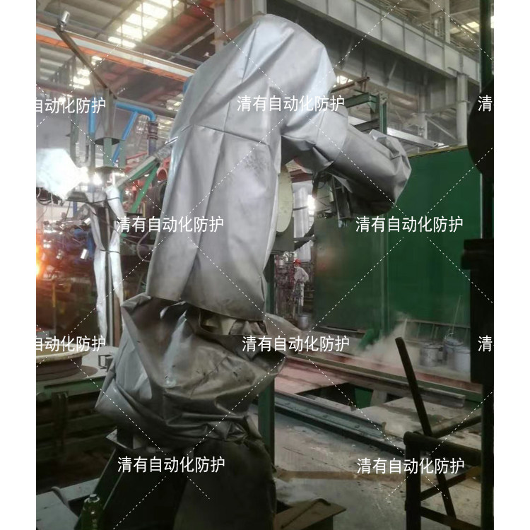 KUKA robot manipulator arm flame retardant high temperature anti-melting robot protective clothing dust shield