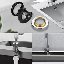 Kitchen taps fixed theorizer sink hot and cold tap anti-loose nuts washing vegetable basin base nut fastener
