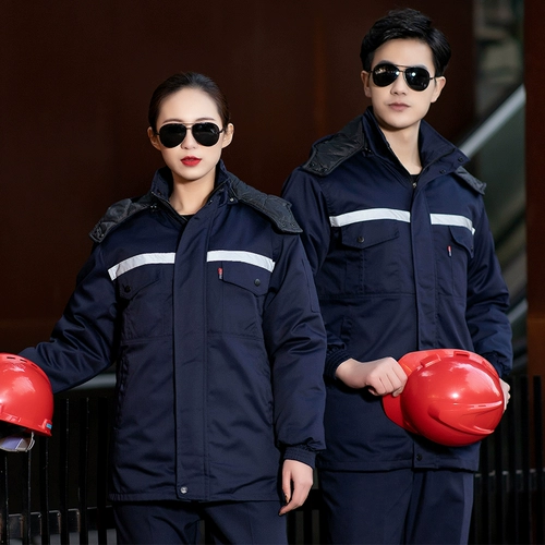 Зимний пуховик для работы, съемная куртка, рабочая одежда, увеличенная толщина, делается под заказ