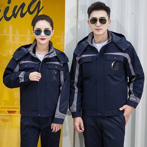 Зимний пуховик для работы, съемная куртка, рабочая одежда, увеличенная толщина, делается под заказ