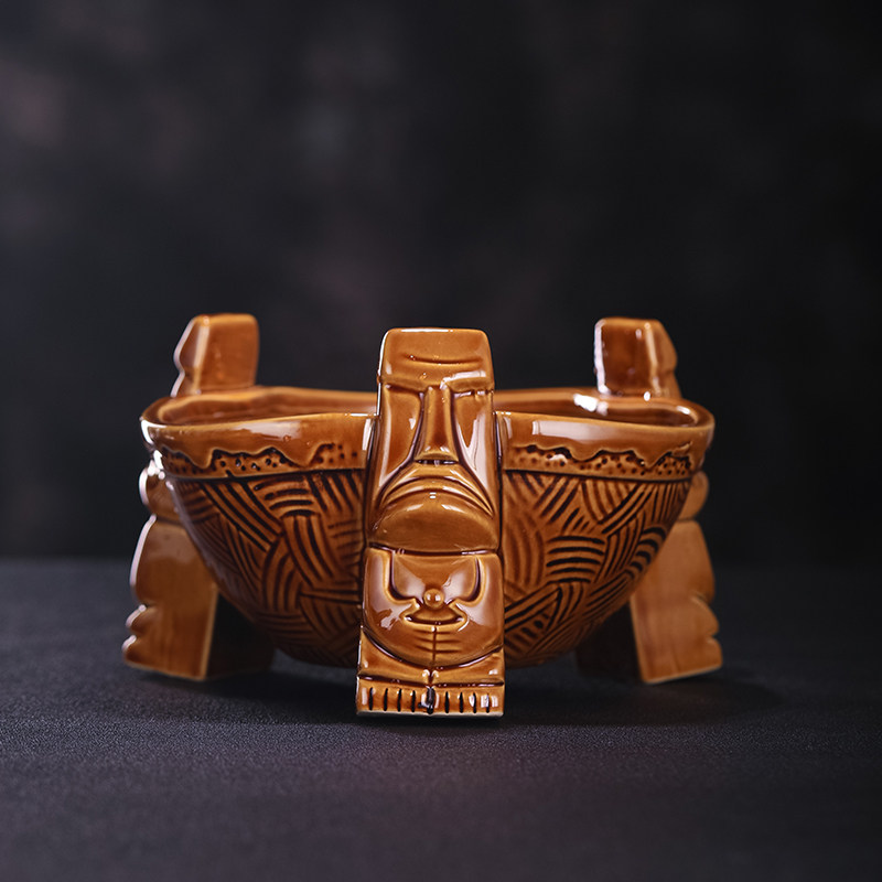 Cciio 酒吧傳奇 tiki創意共享杯陶瓷賓治盆調酒雞尾酒盆共享 Punch bowl|酒杯(新)|ETMall東森購物網
