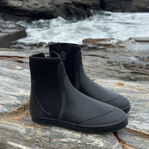 5MM high-top beach shoes for men and women anti-slip anti-cut thickened soft-soled diving boots for diving and snorkeling.