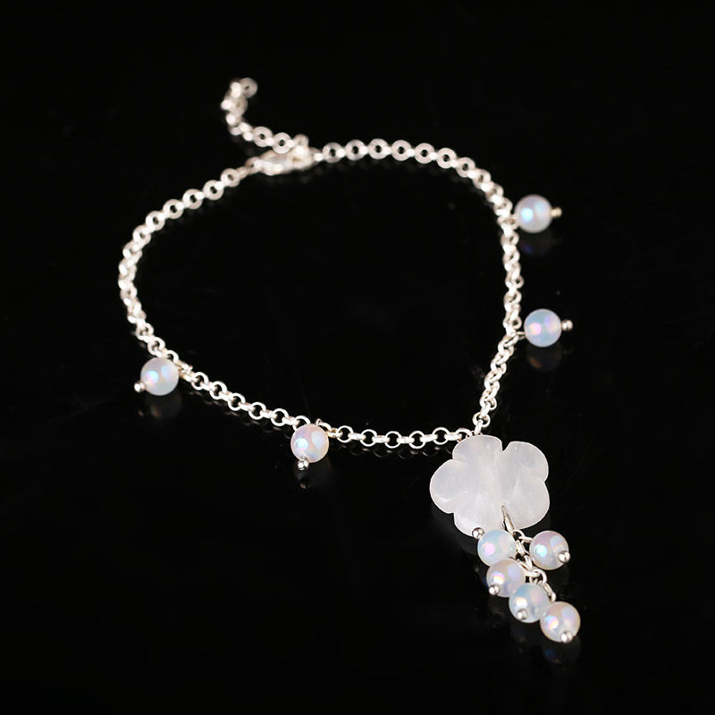 Bracelet de cheville Femme      en Argenterie - Ref 3102142 Image 3