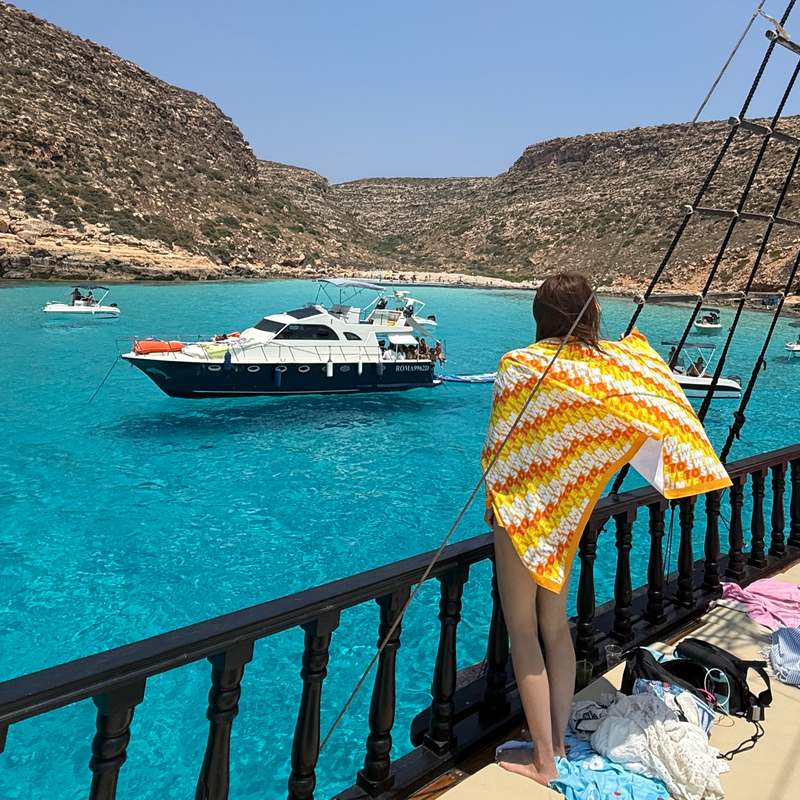 Stellawave Quick-Drying Swimming Towel 160*80cm, Skin-Friendly, Quick-Drying, Soft, Multi-Purpose for Island Beaches