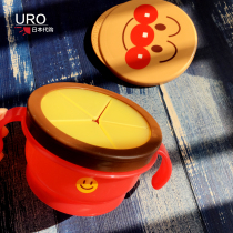 Japanese Breadman child baby leak-proof splashing snack box double handle with lid tableware bowl fruit box