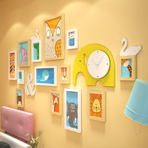 Childrens room hanging painting Kindergarten decoration painting Cute cartoon mural Early education center wall decoration baby wall painting large