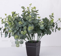  Money grass Eucalyptus fake flower simulation flower decoration flower pastoral money leaf simulation flower arrangement set wedding