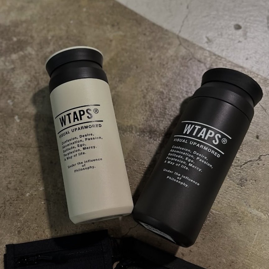 上海现货WTAPS H2O 350ML/500ML BOTTLE/STEEL.KINTO 保温杯25AW