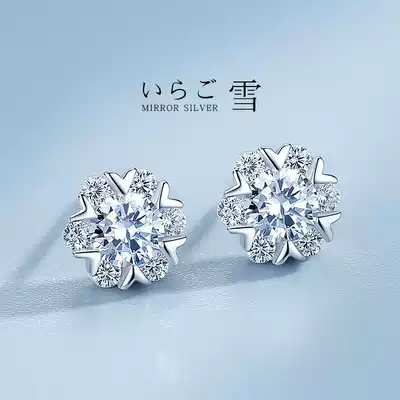 925 sterling silver earrings female summer niche high-end sense 2021 earrings 2020 new trendy men simple ins earrings