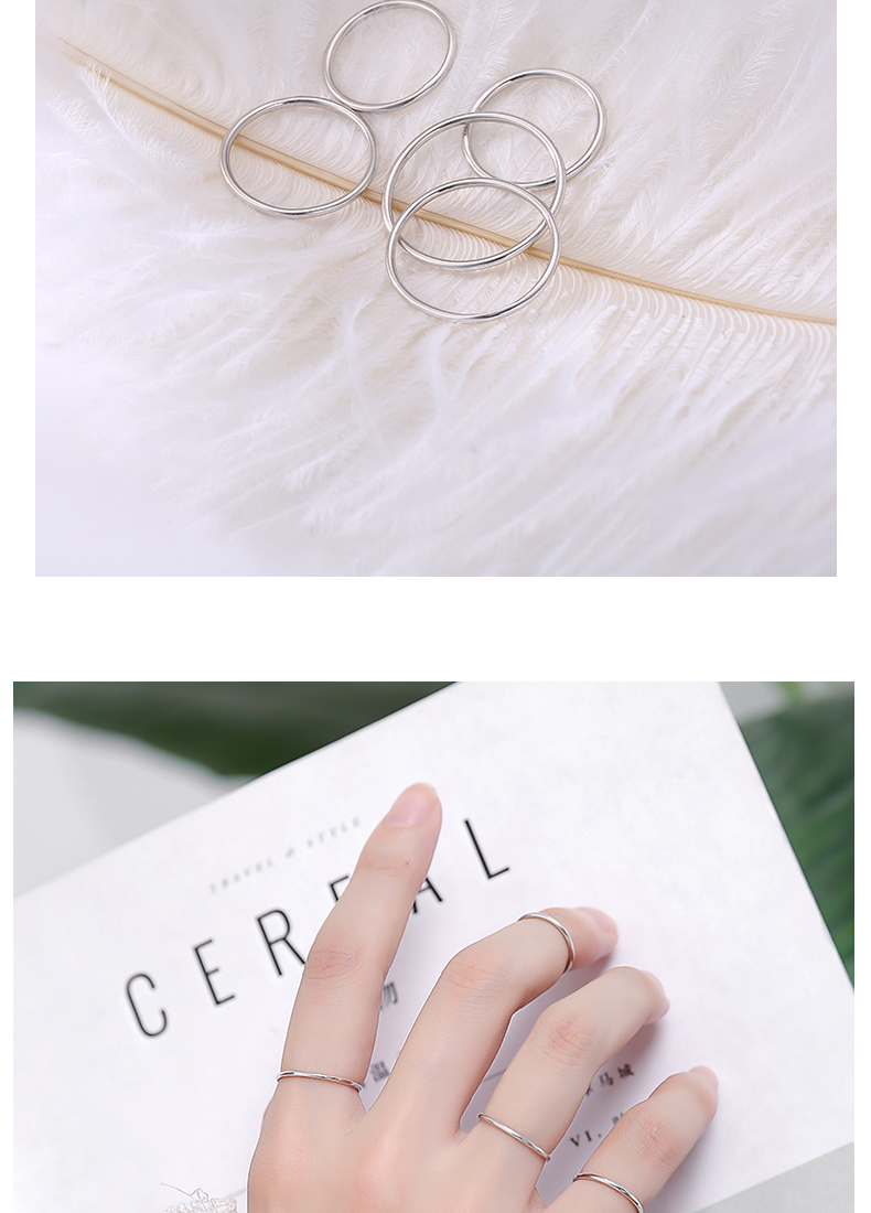 Bague Femme en Argenterie - Ref 3086597 Image 10