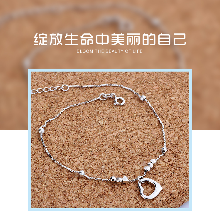 Chaine de cheville Femme en Argenterie - Ref 3104846 Image 7