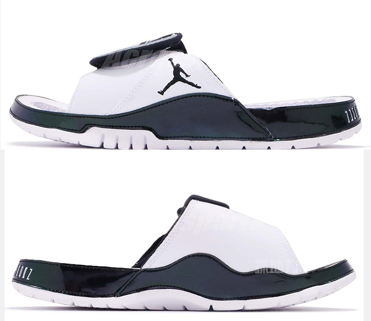 [kẹp] Air Jordan Hydro AJ11 Dép thể thao màu xám lạnh Phục Sinh AA1336-117 dép havaianas
