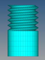 Tutorial on threading with HYPERMESH hexahedral meshing