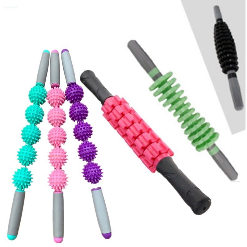 Muscle massage grinder relaxation artifact eliminates yoga fitness rolling calf mace stovepipe gear roller