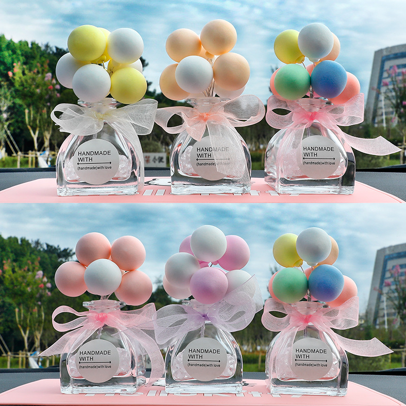 New creative car decorations confession balloon car decorations cute dashboard balloon aromatherapy bottle decorations