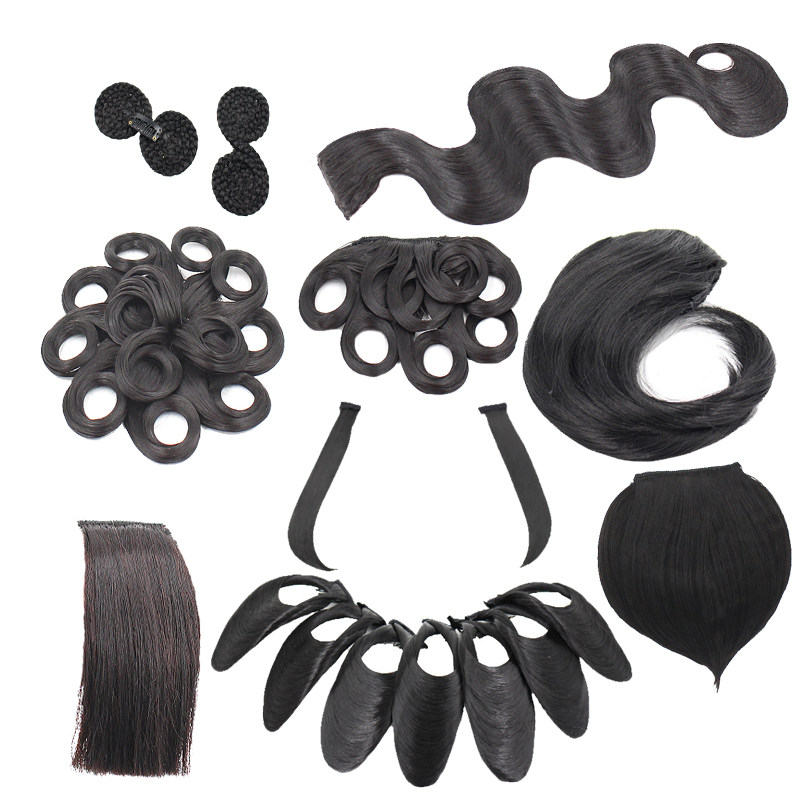 Small Green Snake White Snake White Snake's Sea Wig Hair Accessories Corner Hair Accessories Opera Dance Props Make-up Headwear Curly Hair Styled Snake Selfie