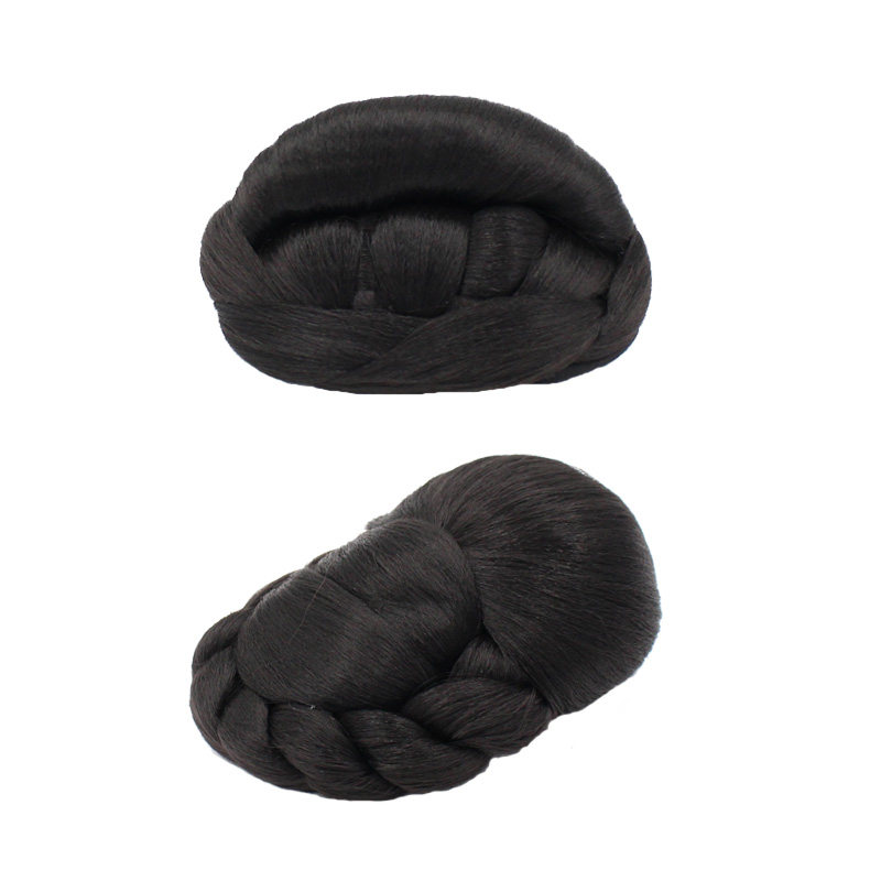 Ancient costume wig bag bride Xiuhe round hair bag photo studio photo wig stage performance wig ancient hair bag hair bowl