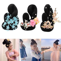 Ancient costume wig headdress twist hair bag snake hair bun shooting Hanfu cos ancient style performance fairy hair accessories