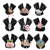 Childrens Ancient Wind Wig Women Flying Sky Hair Donkey Dunhuang Dance Test Class Performance Fairy Hairstyle Head Accessories Hanfu Hair Bag