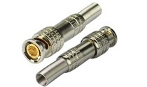  Copper core solder-free BNC connector 75-3 5 American pure copper video connector Q9 connector Surveillance camera plug