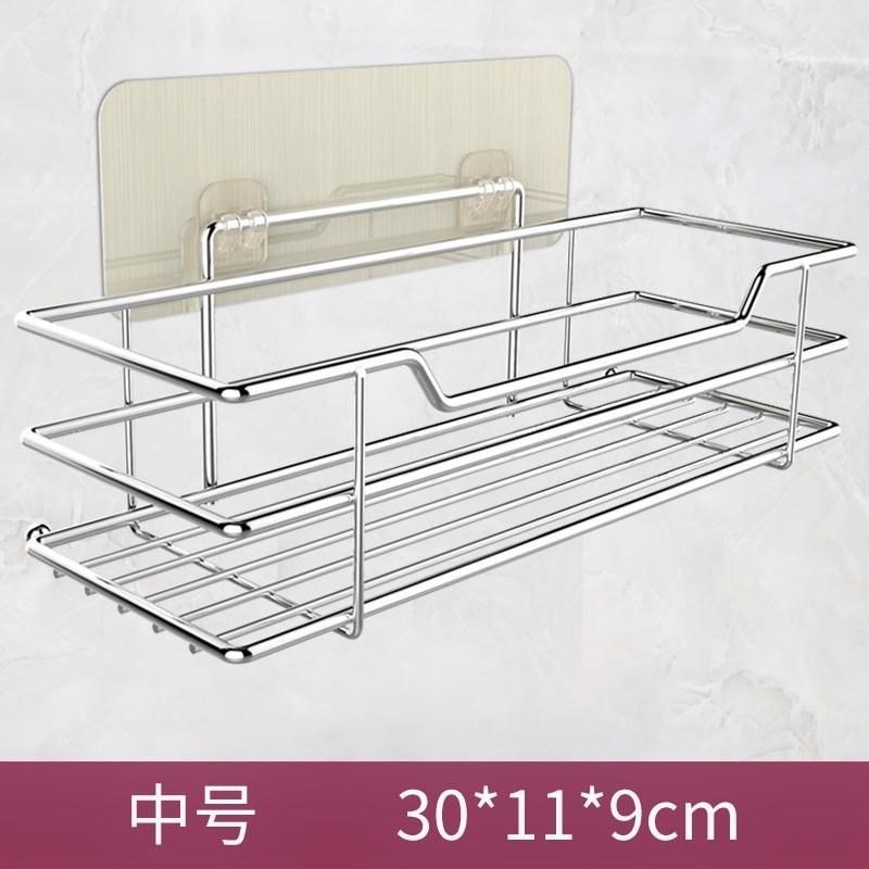 Belt Hook Makeup Room Powerful Suction Cup Soap Rack Wall-mounted Drain Large Number Shelf Free of Perforated Soap Case Double