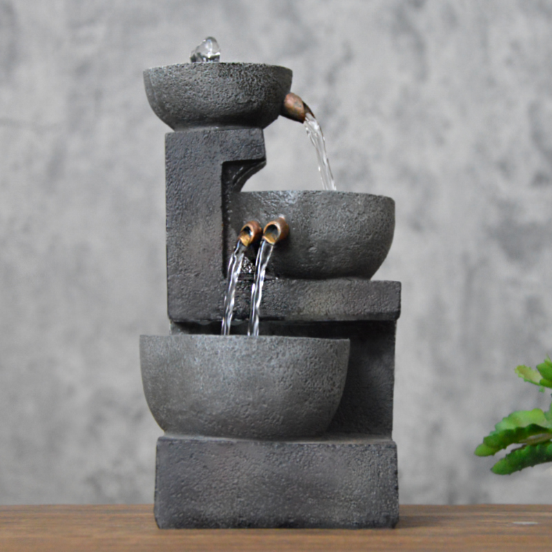 Money Flowing In, Wealth Flowing In, Simple Desktop Circulating Water Feature, Japanese-Style Living Room Decoration, Fortune-Telling Mini Ornament Money Flowing In, Wealth Flowing In, Simple Desktop Circulating Water Feature, Japanese-Style Living Room Decoration, Fortune-Telling Mini Ornament