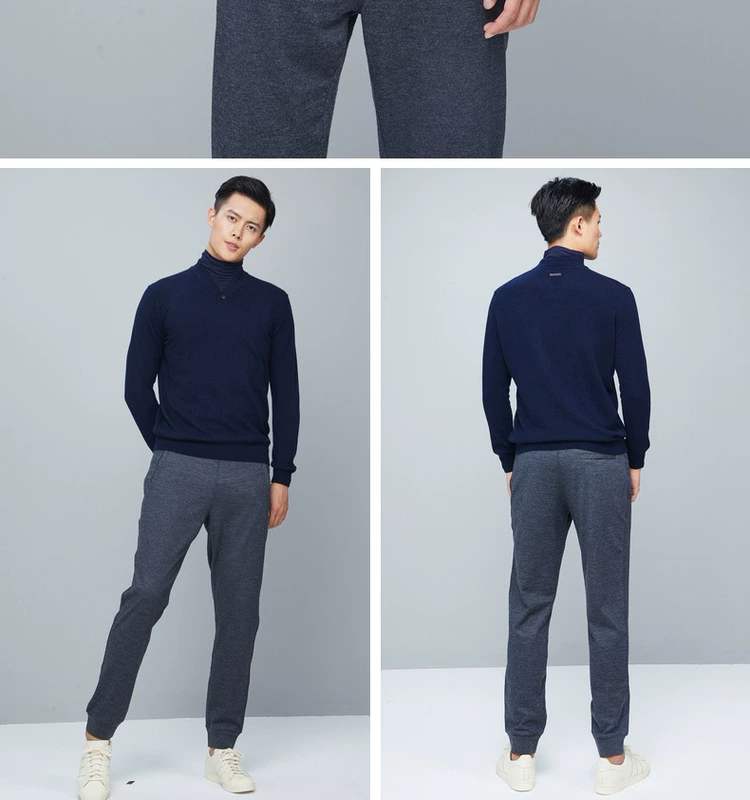 Ordos 18 mùa thu và mùa đông mới áo len cashmere cổ chữ V