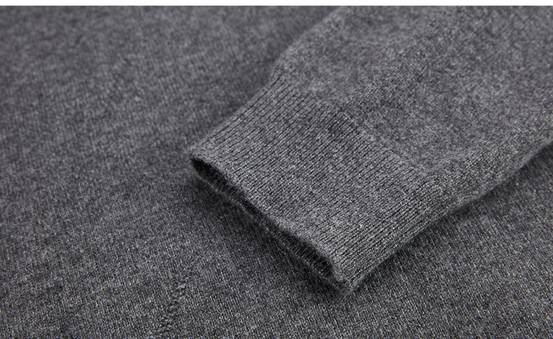 Ordos mùa thu và mùa đông thời trang đơn giản tinh khiết cashmere V-Cổ fancy nam áo len cashmere Q176W1025