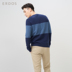 ERDOS mùa thu và mùa đông V-Cổ màu sắc tương phản sọc nam cashmere áo len E174A0013 Áo len Cashmere