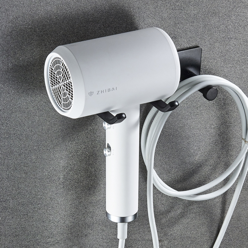Bathroom Hair Dryer Shelf Makeup Room Millet Hair Dryer Rack Hair Dryer Storage Shelf Li Kun shop free punch