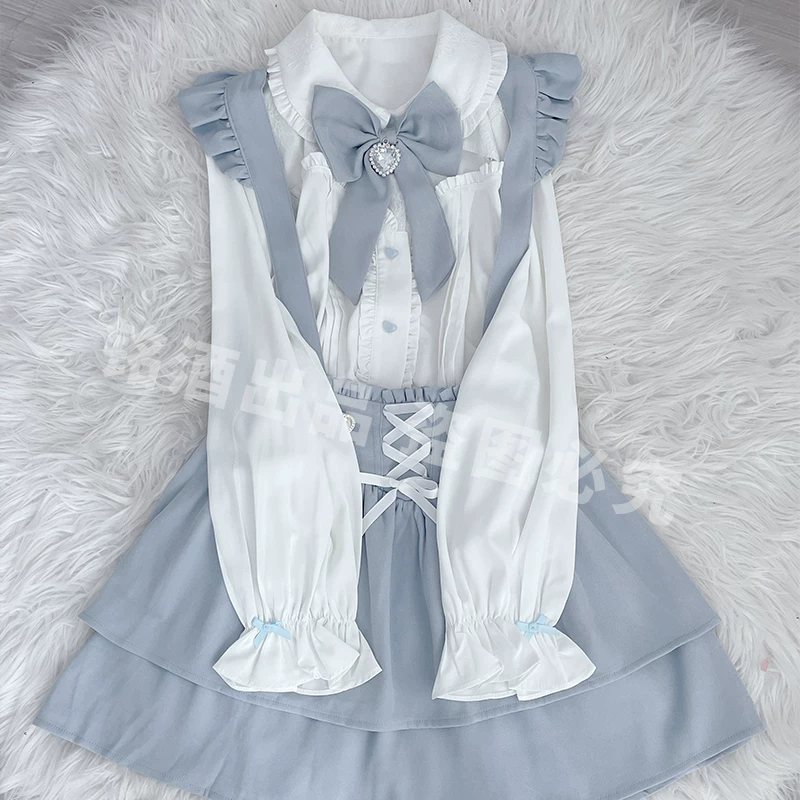 铭酒学园 Lace shirt, set, wide color palette