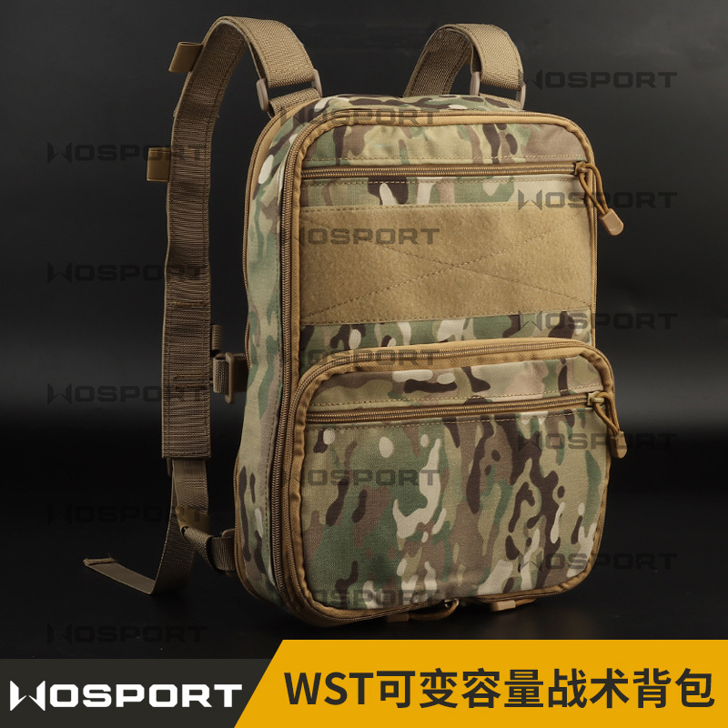 WoSporT light weight MOLLE system multifunction dual shoulder bag variable capacity Army fans dress with double shoulder backpack-Taobao