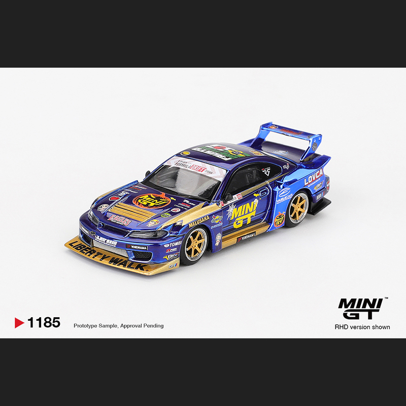 Minigt # 1185 1:64 Nissan S15 Silvia 2025 Halloween Drift Special Race Minigt # 1185 1:64 Nissan S15 Silvia 2025 Halloween Drift Special Race