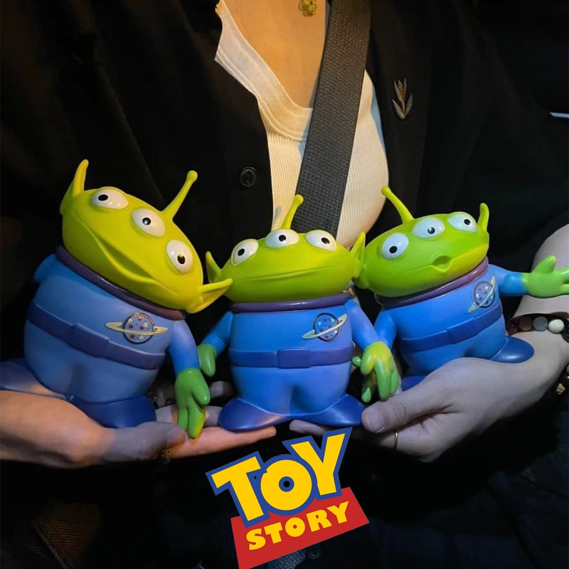 Original Foreign Trade Goods! Three-Eyed Alien, Buzz Lightyear, Woody from Toy Story, Vintage Collectible Figurines