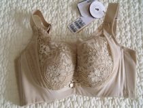 Oviseri 221062 big chest display small full cup soft steel ring adjustment bra underwear women 90D85D