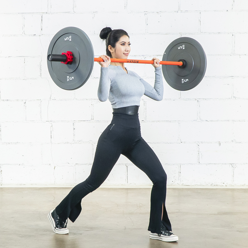 Hip push hard pull bar bell bar Aubar horizontal push deep squatting personality camouflated 1310mm bearings fitted with weight lifting frame 1200LB