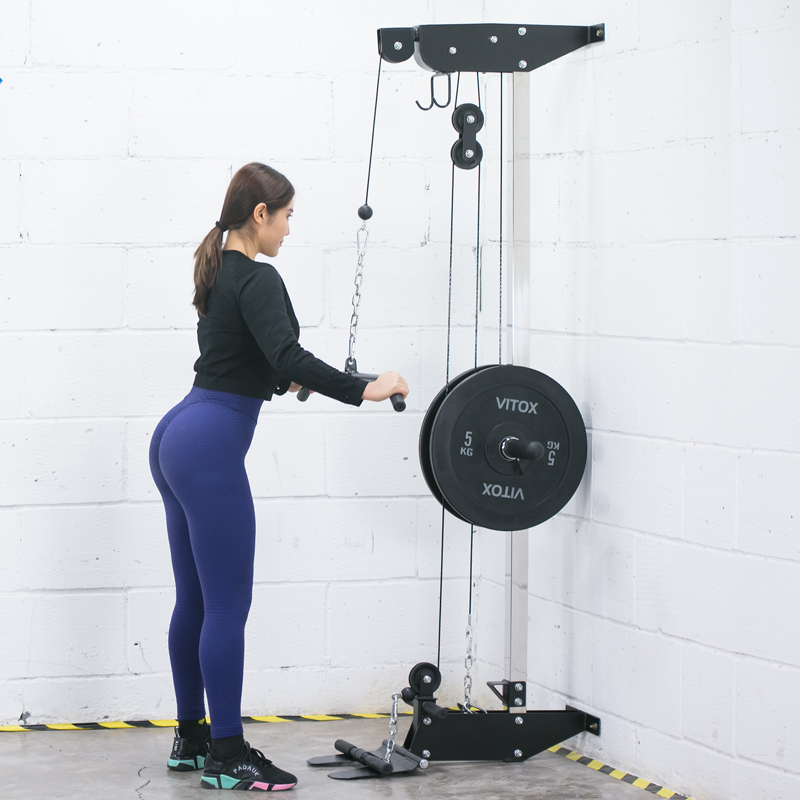 Multi-function wall high and low pull trainer Rowing deadlift training Lumbar muscle back muscle shoulder muscle Pectoral muscle Big bird fitness