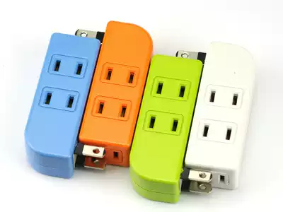 Conversion plug, one point, four small plug-in, power socket, wiring board for business