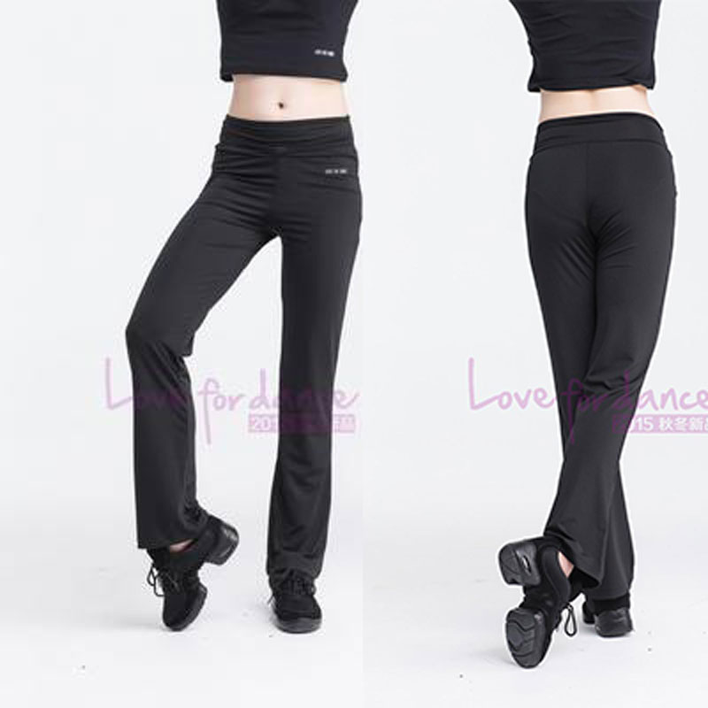 Dance love dance pants pants PM0494 women's practice sports casual pants loose elastic waist straight tube new
