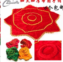 Adult Northeast two-person yangko dance handkerchief flower handkerchief professional square scarf square dance towel twirl props extra large