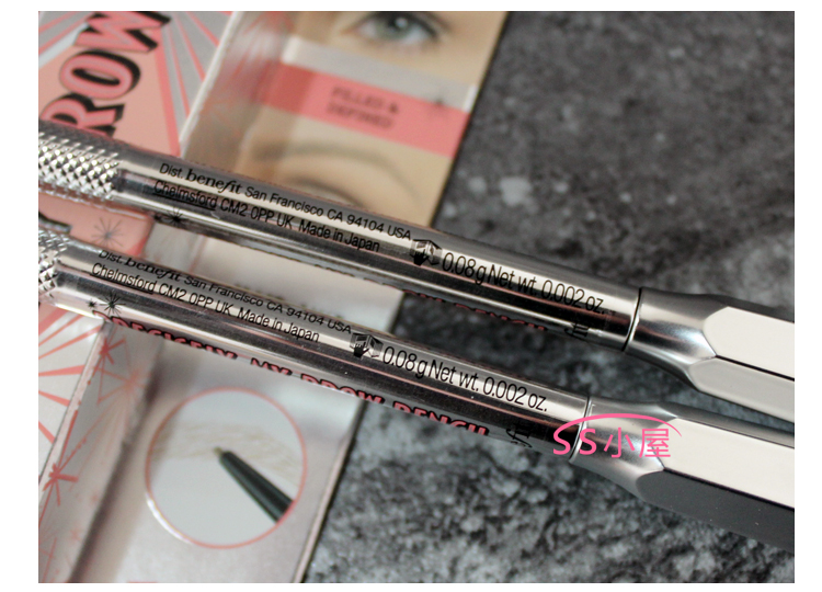 Lợi ích / Bei Ling pencil pencil bút chì lông mày khác biệt với cọ lông mày được chế tác tinh xảo mịn tự động chải mịn lông mày - Bút chì lông mày / Bột / Stick bút chì kẻ mày