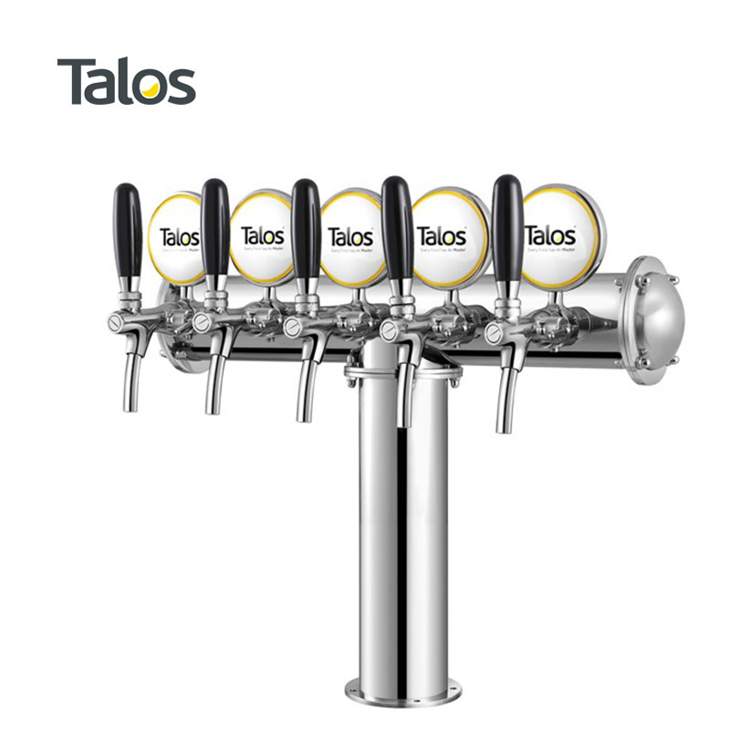 Talos Talos beer distribution equipment bar dining room high-end beer column small T-shaped 5-hole wine column 1045505